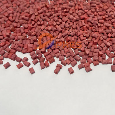 Buy 50% Glass Fiber Reinforced Red PPS Plastic Material Pellet Beads Heat Moldable online manufacture