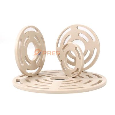 Good price Abrasion Chemical Resistance Engineering Plastic PEEK Parts Valve Plate OEM online